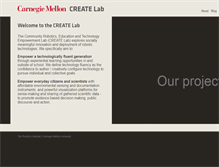 Tablet Screenshot of cmucreatelab.org